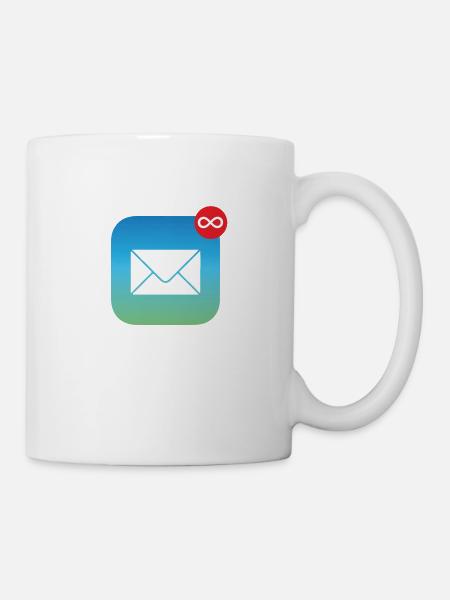 Mail Infinite Work | Always enough to do - Mug - white