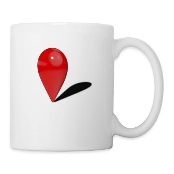 Vous etes ici - Mug blanc - blanc - Droite