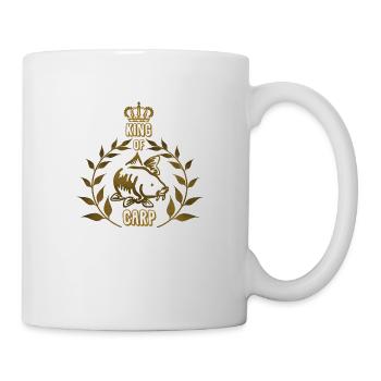 King Of Carp gold - Mug blanc - blanc - Droite