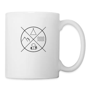 nature - Mug blanc - blanc - Droite