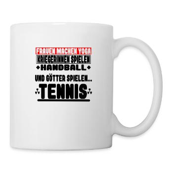 Tennis / T-shirt de tennis drôle - Mug blanc - blanc - Droite