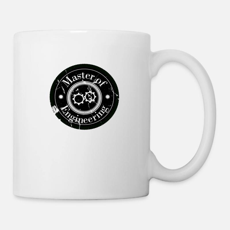Master of Engineering Logo Patch - Tasse - Weiß