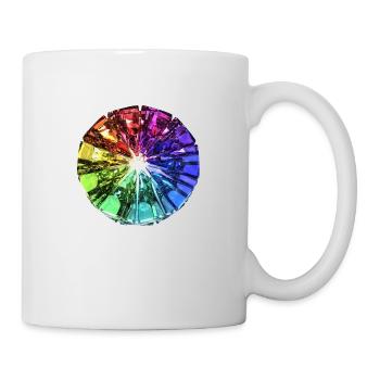 Bunter Stein - Tasse - Weiß - Rechts
