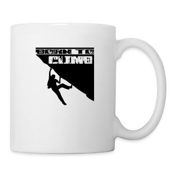 Klettern Born To Climb - Tasse - Weiß - Rechts