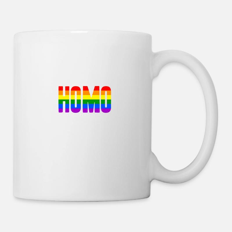 Just A Homo Sapien LGBT Gift Idea - Mug - white