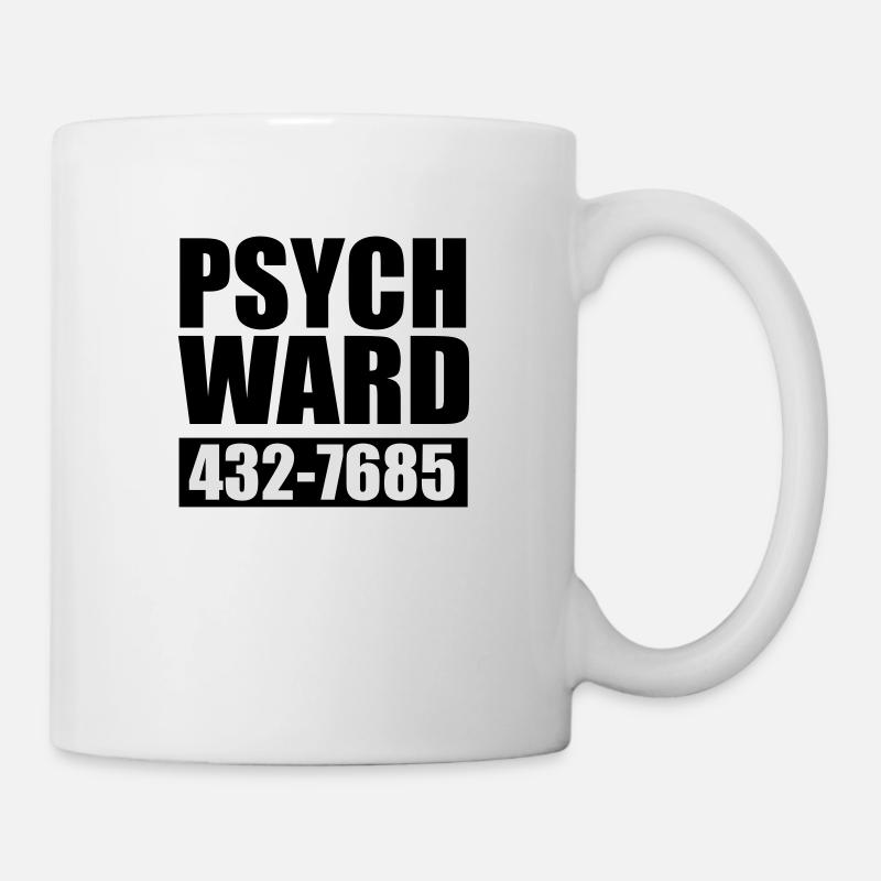 pupille psychiatrique - Mug blanc - blanc