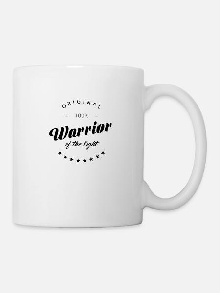 Krieger des Lichts N - Tasse - Weiß