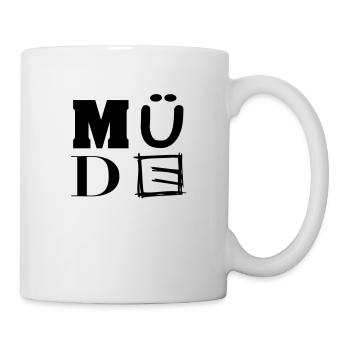 marre - Mug blanc - blanc - Droite