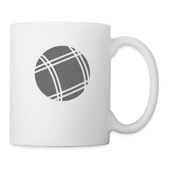boule petanque 5042 - Mug blanc - blanc - Droite