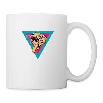 Leopard - Tasse - Weiß - Rechts