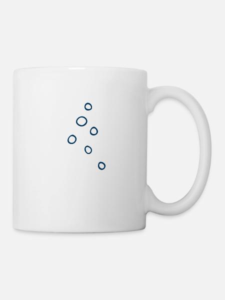 Underwater World "BUBBLES" Marine Life Shirt - Mug - white