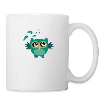 Suesse Eule - Tasse - Weiß - Rechts