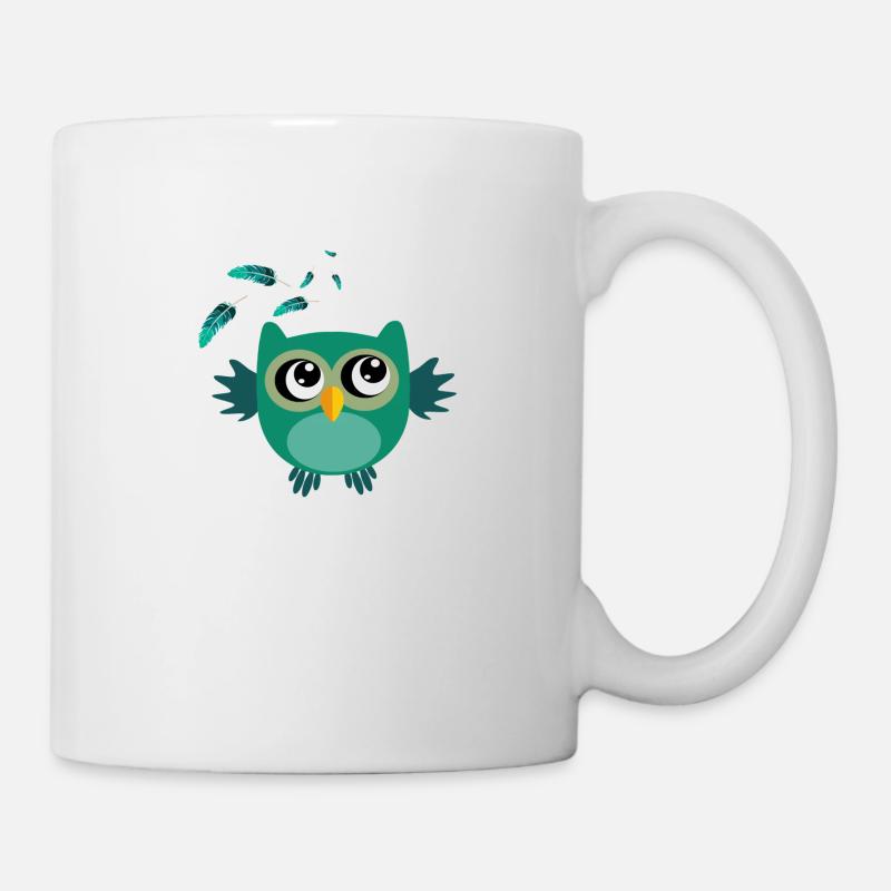 Cute owl - Mug - white