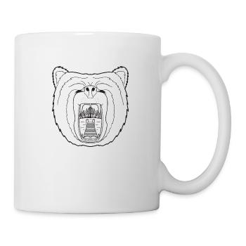 Wild Wild Vests Bear Tee - Mug - white - Right