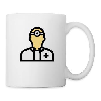 Personnel infirmier, infirmière, soignant, médecin, - Mug blanc - blanc - Droite