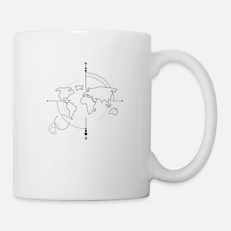 boussole - Mug blanc - blanc