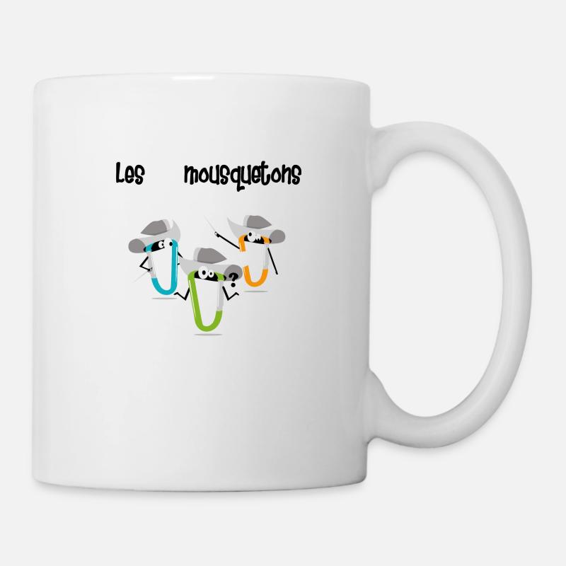 3 Karabiner - Tasse - Weiß