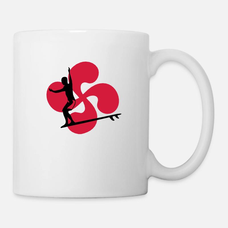 Surf basque - Mug blanc - blanc