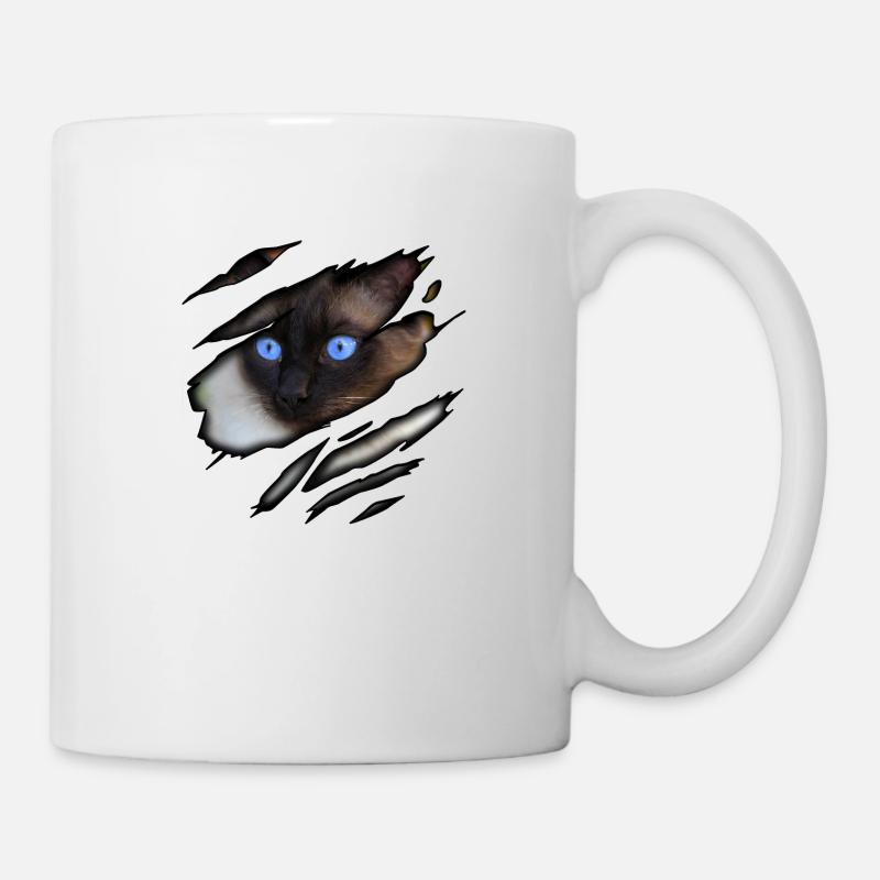 Chat siamois en moi - Mug blanc - blanc