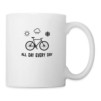 Bicycle Cycling Bicycle Tour - Mug - white - Right