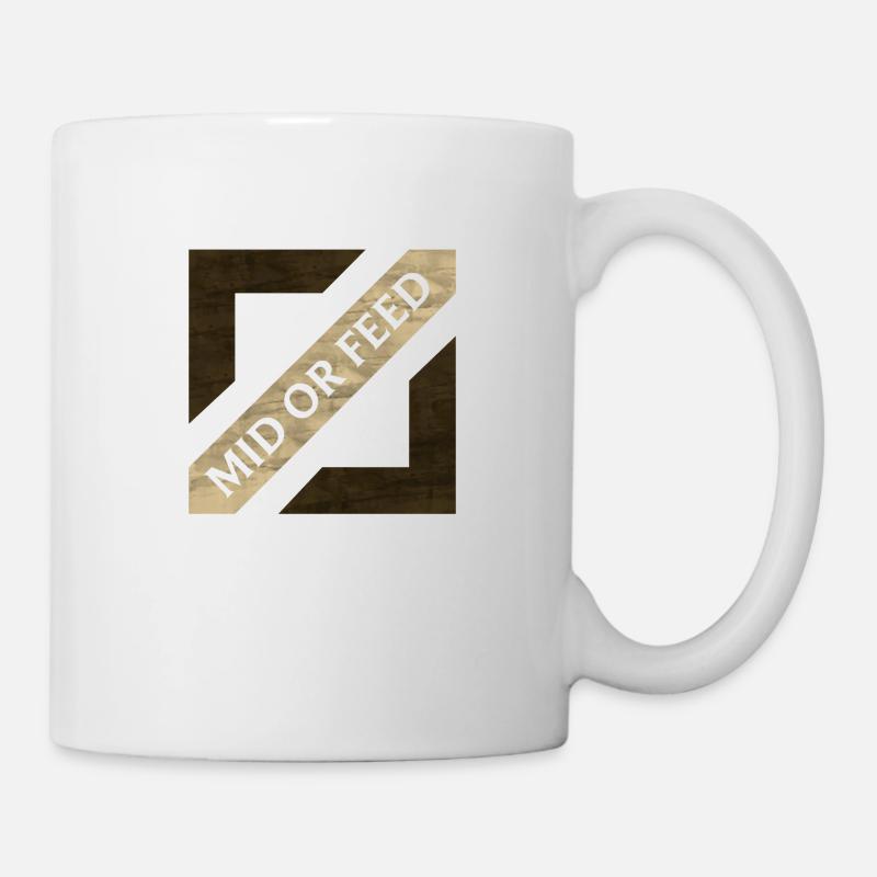 Mid ou Feed - Mug blanc - blanc