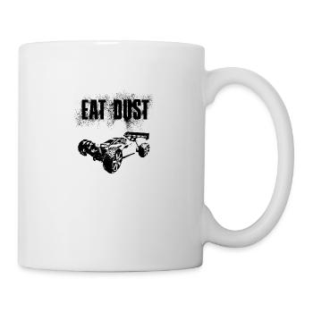 RC Car Racing On Off-Roader EAT DUST BLACK - Mug - white - Right