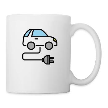 electric car - Mug - white - Right