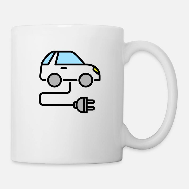 electric car - Mug - white