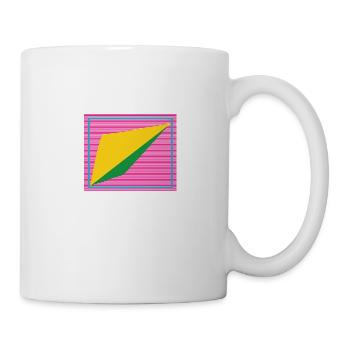 Forme rétro - Mug blanc - blanc - Droite