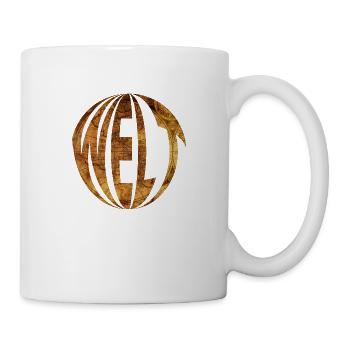 Welt Kugel Weltkugel - Tasse - Weiß - Rechts