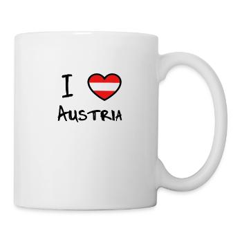 Austria - Tasse - Weiß - Rechts