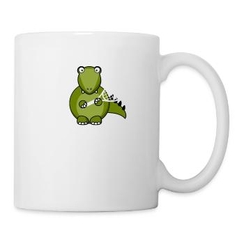 Dinosaur Tennis T-Rex Gift Idea - Mug - white - Right