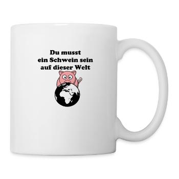 Tu dois être un cochon - Mug blanc - blanc - Droite