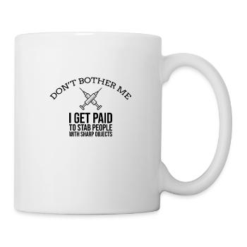Krankenschwester Spritze - Tasse - Weiß - Rechts