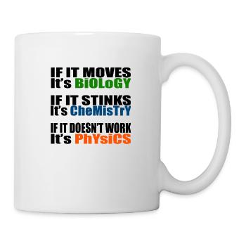 Sciences naturelles Biologie Chimie Physique Professeur - Mug blanc - blanc - Droite