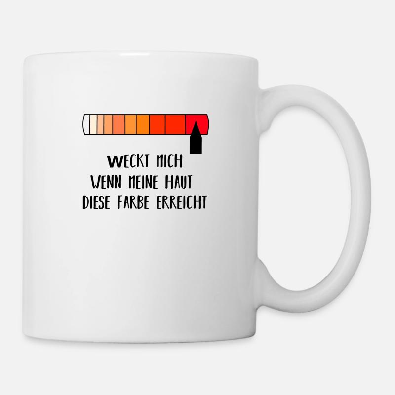 Sonnenbrand | Geschenkidee - Tasse - Weiß