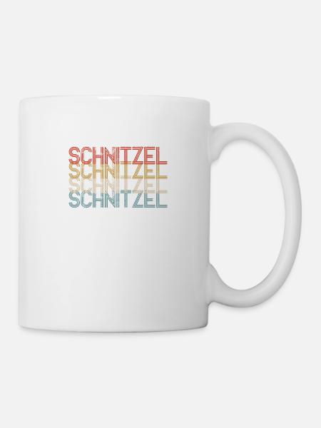 Schnitzel Geschenk - Tasse - Weiß