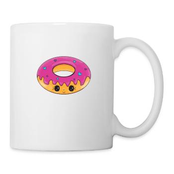 Sweet donut with eyes - Mug - white - Right