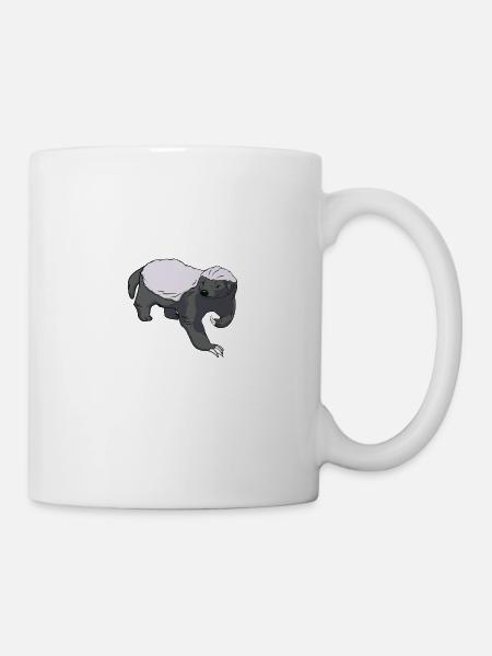 Honey blaireau - Mug blanc - blanc