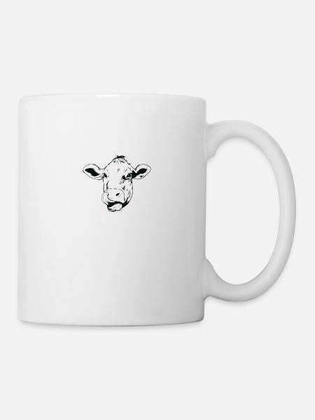La vie est meilleure avec les vaches - Mug blanc - blanc