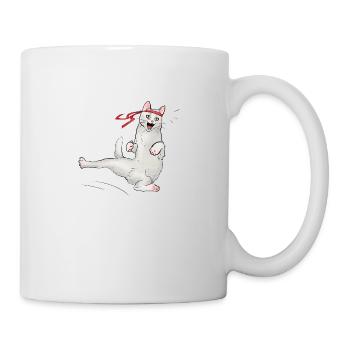 Cat at karate - Mug - white - Right