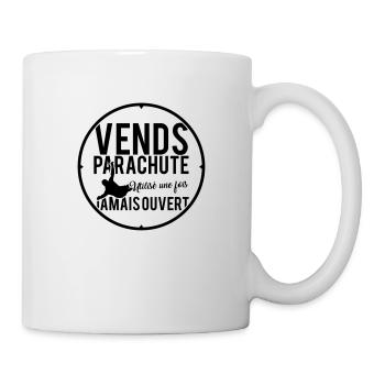 Vends Parachute... - Mug blanc - blanc - Droite