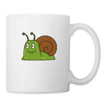 Escargot comique cadeau escargots animaux nature enfant - Mug blanc - blanc - Droite