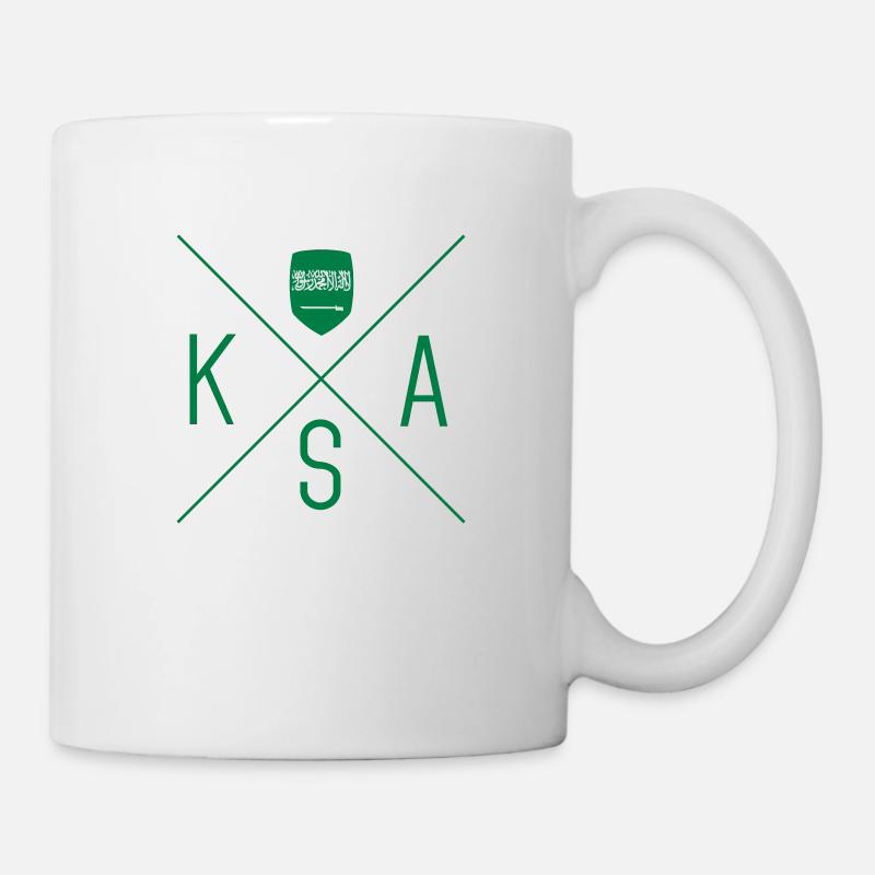 Motif Arabie saoudite - Mug blanc - blanc