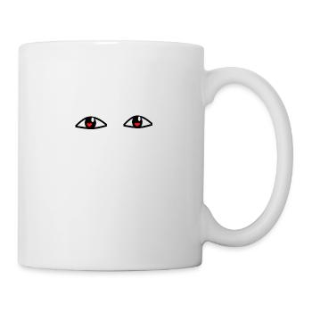 Eyes in love - Mug - white - Right