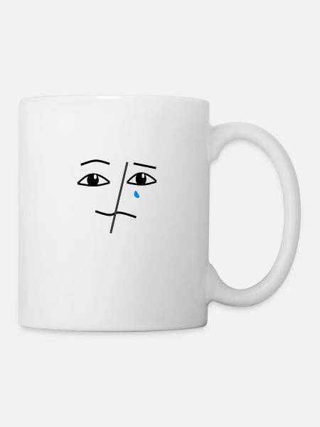 Traurig und glücklich - Tasse - Weiß