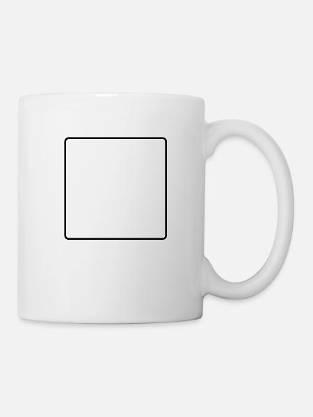 rahmen__f1 - Tasse - Weiß