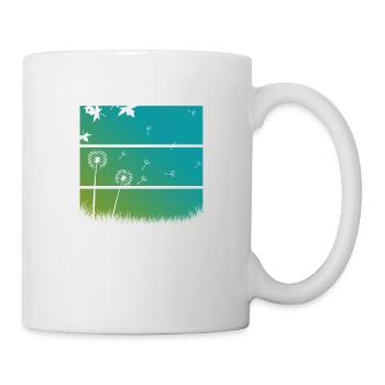 Pusteblumen - Tasse - Weiß - Rechts