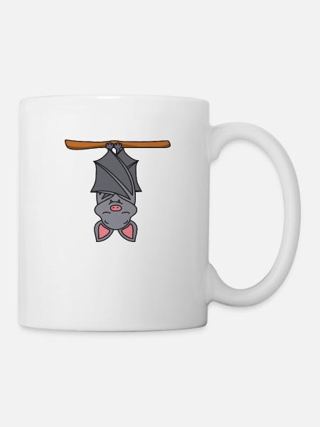 Fledermaus - Tasse - Weiß