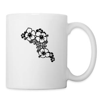 flower - Tasse - Weiß - Rechts